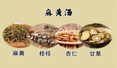 麻黄汤，治感冒、咳嗽、吐血、遗尿、水肿、难产、黄疸…